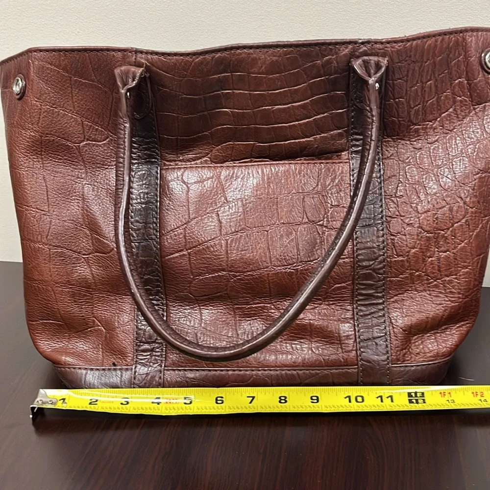 Margot leather tote Brown - Picture 1 of 11